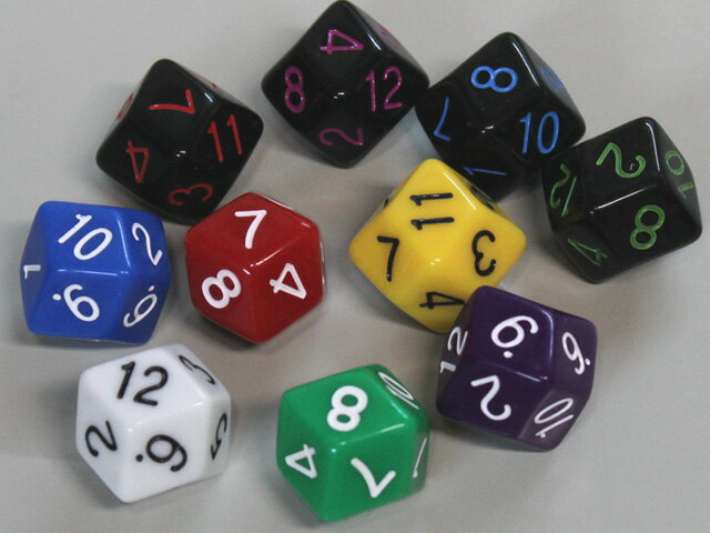 12面ダイス(Ver2) 19mm