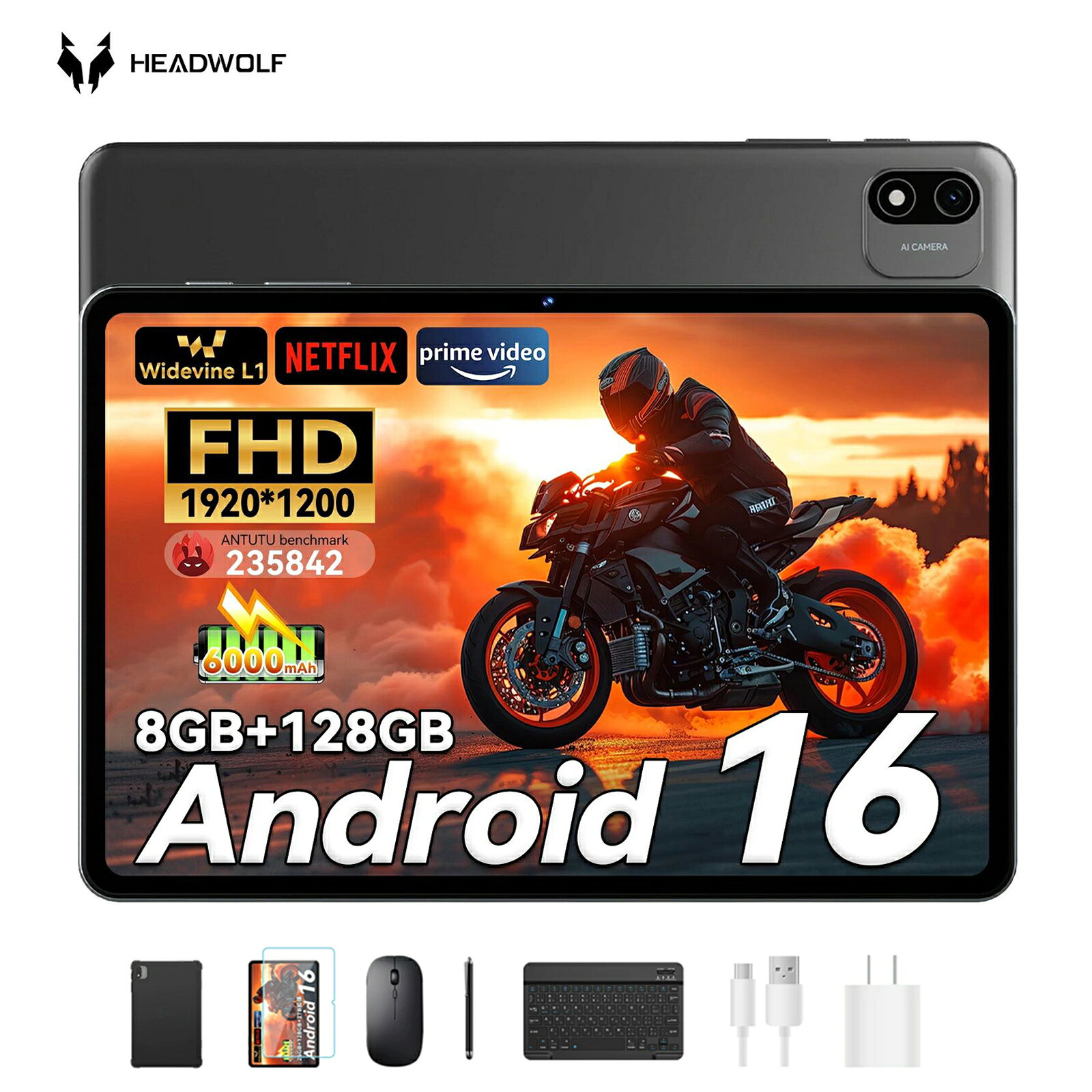 楽天市場】タブレット 10インチ android16の通販