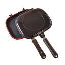 【直火】 HAPPYCOOKER 両面フライパン ブラウン REGULAR ハッピークッカーグルメパン 両面焼きフライパン BBQ グリル アウトドア クッカー...