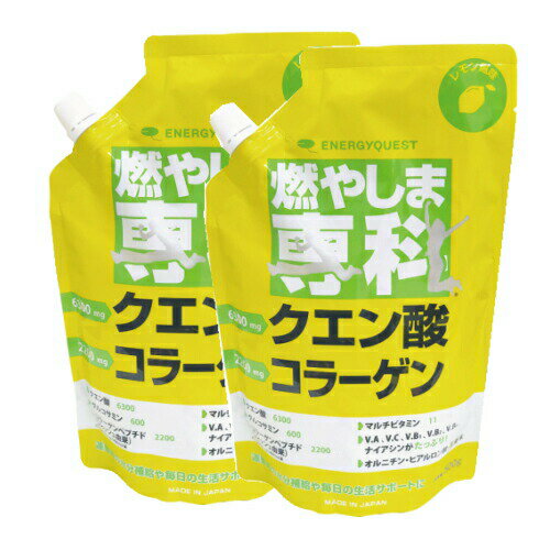 【宅配便送料無料】 『【2袋】 燃やしま専科 レモン風味　500g入り×2袋』