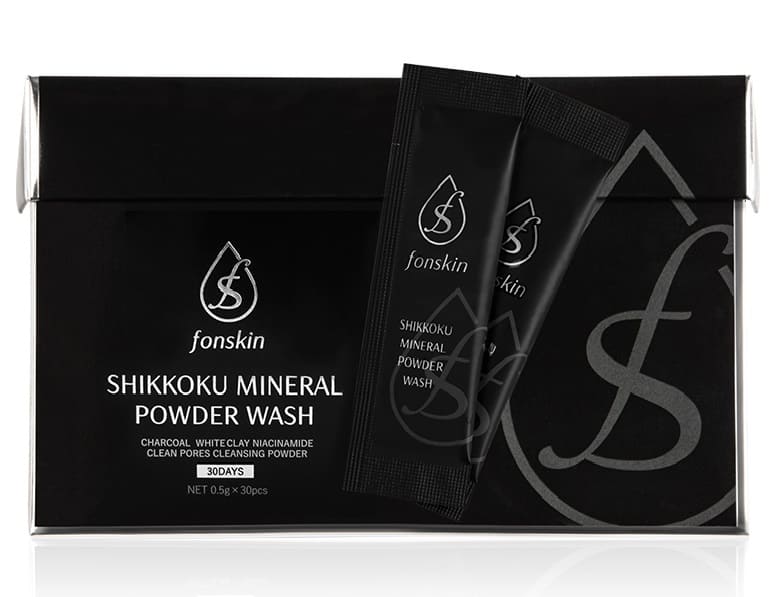 【fonskin 漆黒ミネラルパウダーウォッシュ】洗顔料 レディース メンズ 洗顔 毛穴 毛穴ケア フォンスキン fonskin 化粧品 スキンケア 洗顔料 薬用炭 ホワイトクレイ ビタミンC ビタミンB ナイアシンアミド セラミド ヒアルロン酸のサムネイル