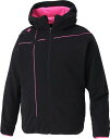 DESCENTE(デサント) 野球 フリース パーカー フリースジャケット DBX-2660C メンズ ブラック×Pピンク