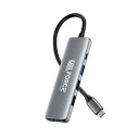 安心の日本企業 USB-C 5in1 多機能ハブ 5ポート 5Gbps USB3.0 USB2.0 4K@30Hz 急速充電 同時使用 多機能 Type-Cハブ...
