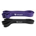 STEADY トレーニングチューブ 【 Designed in Japan 強度別4段階 / トレーニング動画付 】ST114 ゴムバンド ゴムチューブ トレー...