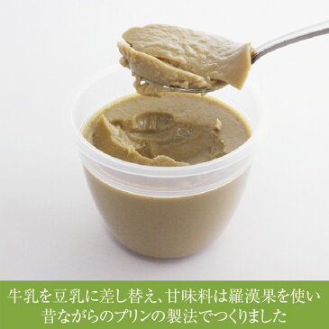 【5個セット・冷凍】　低糖質プリン　- 豆乳 - （90g×5個）【ロカボ・低糖質食品・低糖質スイーツ】