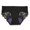 ムーンパンツ デイタイム ブラックレース M (サニタリーパンツ) アジュマ ajuma