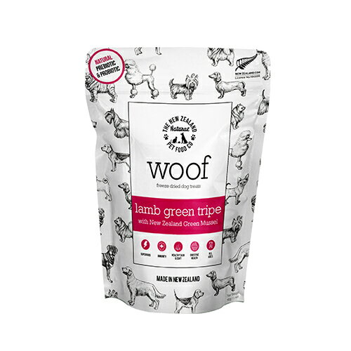 【WOOF　ワフ】ラムグリーントライプwith緑イ貝　40g