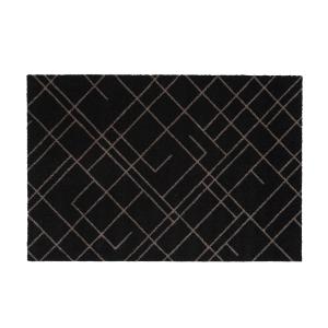 Tica Copenhagen フロアマット60×90 LINES Black/Sand Tica Copenhagen フロアマット60×90 LINES Black/Sand