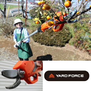 YARD FORCE 12Vコードレス高枝電動ハサミ YARD FORCE 12Vコードレス高枝電動ハサミ