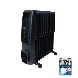 TEKNOS　テクノス　 オイルヒーター デジタル表示　ブラック　TOH-D1102（K）