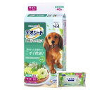 【今ならシルコットウェットプレゼント】ユニ・チャーム デオシート消臭&フレグランスグリーンアロマの香りワイド40枚 6個セット※メーカー都合によりパッケージ、デ...