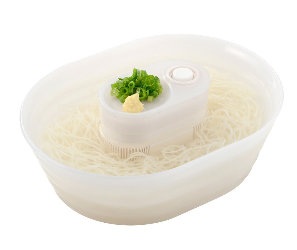 グリーンハウス ミニ流しそうめん器 GH-SOMENA-WH ホワイト