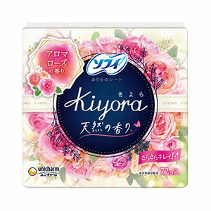 ユニ・チャーム ソフィ Kiyora アロマローズの香り 14cm 72コ入