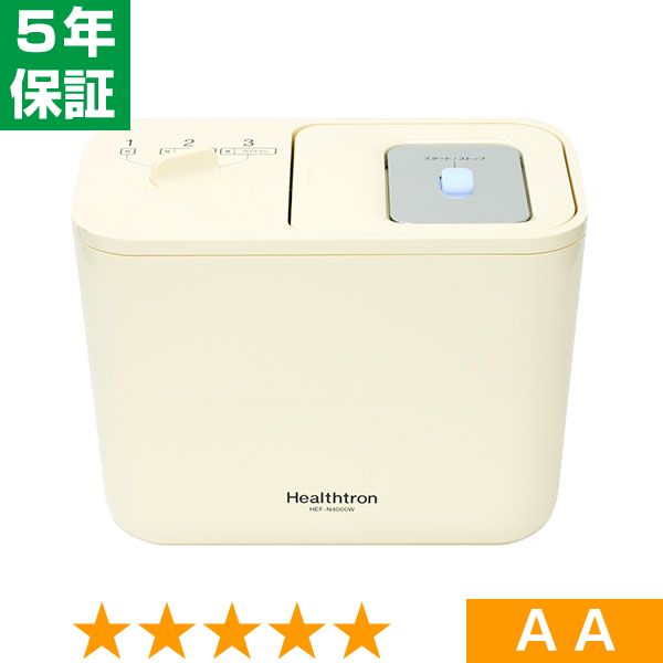 ■商品名：ヘルストロン HEF-N4000W ■商品ランク：★★★★★ 程度AA ■保証期間：5年保証 ■セット内容：ヘルストロン本体、上部電極、電位敷きパッド（電極、ウォーマー内蔵）、取扱説明書、※今なら新品汎用検電器（テスター）プレゼン...