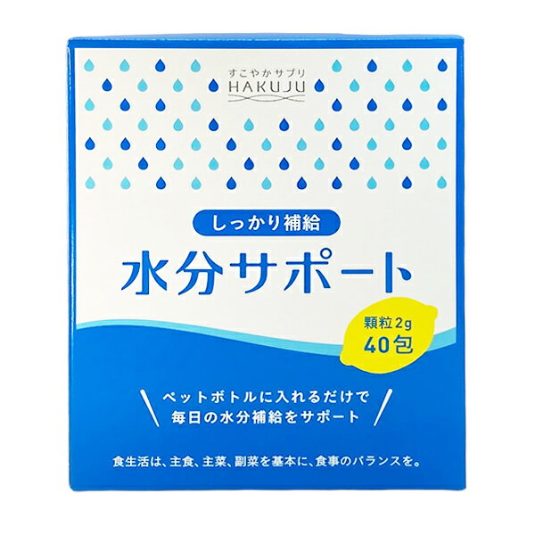 しっかり補給 水分サポート ほのかなレモン風味 粉末清涼飲料