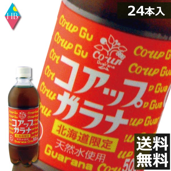 (送料無料)小原 コアップガラナ 500ml