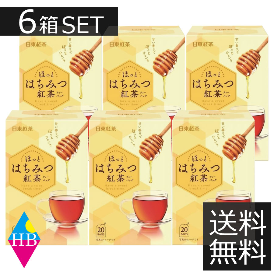 日東紅茶 はちみつ紅茶 日東紅茶 はちみつ紅茶 ティーバッグ 20袋入り×6個セット【日東紅茶】送料無料