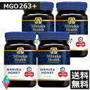 マヌカヘルス マヌカハニー MGO263+(旧 MGO250+) 500g ×4個 【正規品】 ハチミツ 蜂蜜 送料無料
