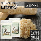 北海蝦夷 山わさび 18g　×2袋セット（フリーズドライ・粉末タイプ） 送料無料【ネコポス便 追跡可能メール便】1000円 ポイント消化に TKSタングロン