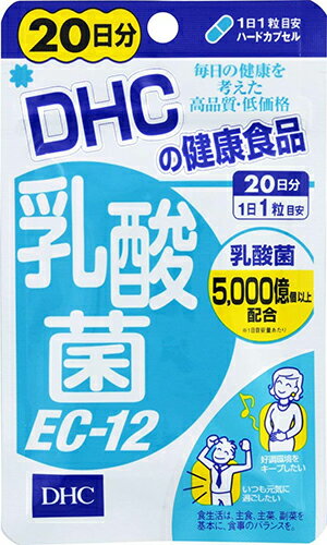 DHC【ディーエイチシー】 乳酸菌EC-12 20日分 20粒入　サプリメント サプリ 乳酸菌 悪玉菌 健康食品 粒タイプ