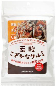 葉酸こざかなクルミ 50g　小魚 くるみ 尾道海産 栄養機能食品 お菓子 ナッツ