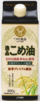 築野食品工業逸品こめ油 紙パック 600g