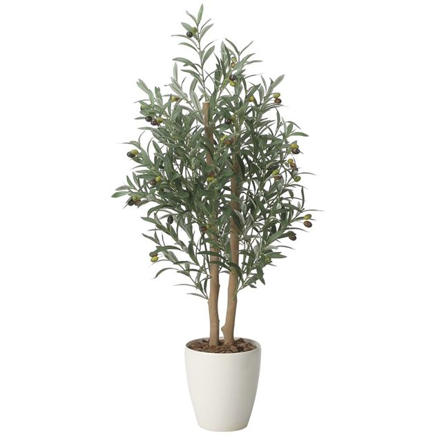 光の楽園(2026年版) オリーブグレイス 品番：2722A260 高さ：120cm - アートクリエイション [光触媒/人工観葉植物]