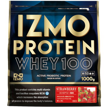 イズモ　IZMO　ホエイプロテイン100　ストロベリー　1000g　- アルプロン