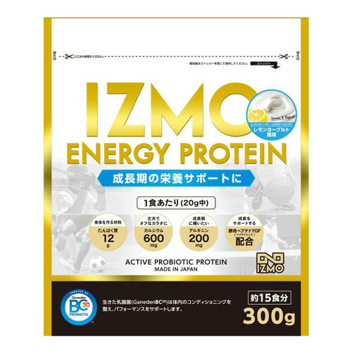 イズモ　IZMO　ENERGYプロテイン　レモンヨーグルト　300g - アルプロン