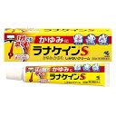 ★出荷日数目安 こちらの商品は、通常3〜4営業日で出荷となります。 商品名 【第3類医薬品】 ラナケインS　30g　【小林製薬】 [セルフメディケーション税制対象] 内容量 30g 使用上の注意 ■してはいけないこと（守らないと現在の症状が悪化したり、副作用が起こりやすくなる） 次の部位には使用しないこと：目の周囲、粘膜等 ■相談すること 1．次の人は使用前に医師、薬剤師又は登録販売者に相談すること （1）医師の治療を受けている人 （2）薬などによりアレルギー症状を起こしたことがある人 （3）湿潤やただれのひどい人 （4）乳幼児 2．使用後、次の症状があらわれた場合は副作用の可能性があるので、直ちに使用を中止し、製品のパッケージを持って医師、薬剤師又は登録販売者に相談すること 　［関係部位：症状］ 　　皮ふ：発疹・発赤、かゆみ、はれ 3．5〜6日間使用しても症状がよくならない場合は使用を中止し、製品のパッケージを持って医師、薬剤師又は登録販売者に相談すること 効能・効果 かゆみ、かぶれ、湿疹、虫さされ、皮膚炎、じんましん、あせも、ただれ、しもやけ 用法・用量 1日数回、患部に適量を塗布する 用法に関してのご注意 （1）小児に使用させる場合には、保護者の指導監督のもとに使用させること （2）目に入らないように注意すること 万一、目に入った場合には、すぐに水又はぬるま湯で洗うこと。なお、症状が重い場合には、眼科医の診療を受けること （3）外用にのみ使用すること （4）同じ部位に他の外用剤との併用はさけること （5）患部やその周囲が汚れたまま使用しないこと 成分・分量 100g中 成分：分量 アミノ安息香酸エチル：5.0g 塩酸ジフェンヒドラミン：2.0g イソプロピルメチルフェノール：0.1g 添加物 流動パラフィン、ラノリンアルコール、ベヘニルアルコール、ミリスチン酸イソプロピル、ポリオキシエチレンステアリルエーテル、ポリオキシエチレンセチルエーテル、パラベン、モノステアリン酸グリセリン、モノステアリン酸ポリエチレングリコール、メチルポリシロキサン、エデト酸ナトリウム、濃グリセリン、乾燥亜硫酸ナトリウム、香料 薬効分類 鎮痛・鎮痒・収れん・消炎薬（パップ剤を含む） 剤形 塗布剤 保管・取り扱いの注意 （1）直射日光の当たらない湿気の少ない涼しい所に密栓して保管すること （特に、暖房器具の近く、夏場の車中等極端に高温になる所に放置しないでください） （2）小児の手の届かない所に保管すること （3）他の容器に入れ替えないこと（誤用の原因になったり品質が変わる） お問合せ先 会社名：小林製薬株式会社 問い合わせ先：お客様相談室 電話：0120-5884-01 受付時間：9：00〜17：00（土・日・祝日を除く） 使用期限 使用期限まで90日以上ある医薬品をお届けします メーカー名 小林製薬 製造国 日本 ★医薬品の販売について★ 広告文責：株式会社健人　電話番号　048-252-3939 区分：医薬品 サブカテゴリー：　医薬品分類 > 第3類医薬品 関連ワード：　かゆみ/かぶれ/湿疹/虫さされ/皮膚炎 添付文書 ラナケインS　30g　【小林製薬】 ページトップへ【第3類医薬品】 ラナケインS　30g　【小林製薬】 「小林製薬　ラナケインS　30g」は、汗ムレ・カサカサ肌・下着のしめつけ・虫刺され・繊維刺激のかゆみににスースーしないかゆみ止めです。しみないクリーム。ステロイドは使っていません。 【ご注意】　こちらの商品は第3類医薬品です。必ず、使用上の注意（してはいけないこと・相談すること）をご確認の上お買い求めください。