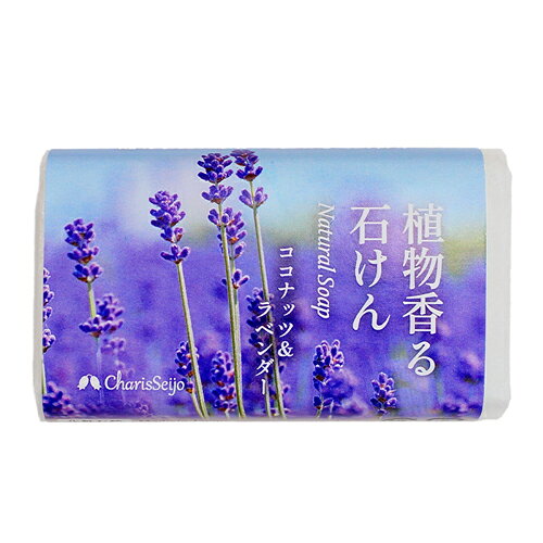 植物香る石けん ココナッツ＆ラベンダー 化粧石鹸 85g (品番：103) - カリス成城