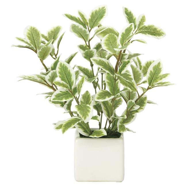 光の楽園(2025年版) ミニリーフGW 品番：935K28 高さ：21cm - アートクリエイション [光触媒/人工観葉植物]