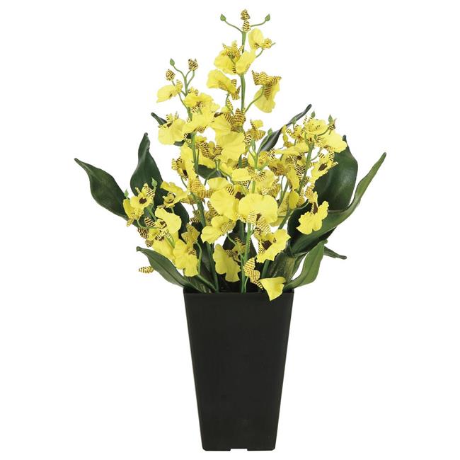 光の楽園(2025年版) オンシジューム 品番：2261A50 高さ：40cm - アートクリエイション [光触媒/人工観葉植物]