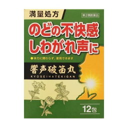 【第2類医薬品】 響声破笛丸顆粒エキスG 12包 - ジェーピーエス製薬 [キョウセイハテキガン/しわがれ声]