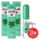 ハッカ油スプレー 10ml×3個セット - 北見ハッカ通商 [ペパーミント/虫除け] ※ネコポス対応商品