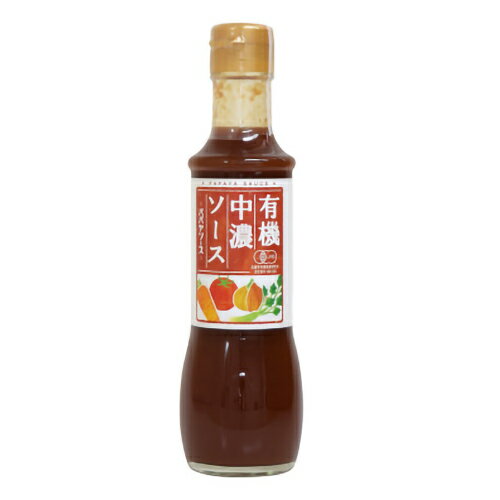 パパヤソース 有機中濃ソース 200ml - 大洋産業 パパヤソース 有機中濃ソース 200ml - 大洋産業
