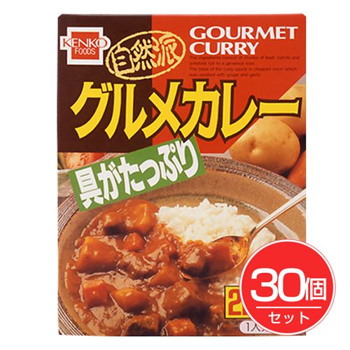 自然派グルメカレー レトルト 220g×30個セット - 健康フーズ