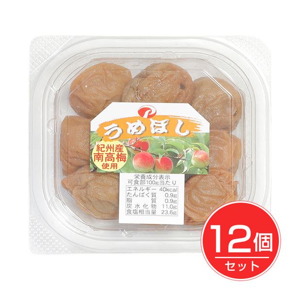 愛須食品 紀州南高梅 うめぼし 100g×12個セット - 愛須食品