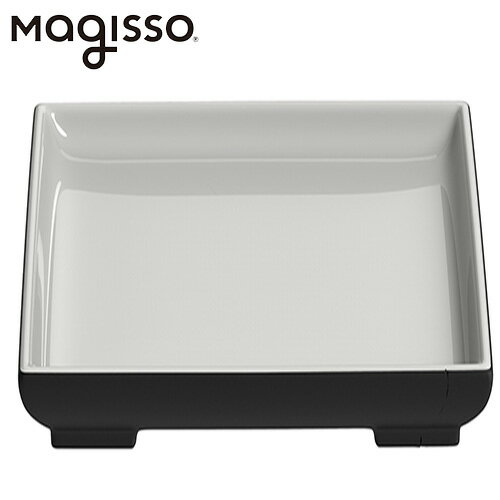 マギッソ　magisso　サービングプレート　正方形　14cm×14cm　ホワイトライン　- アペックス