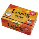 ★出荷日数目安 こちらの商品は、通常3〜4営業日で出荷となります。 商品名 有機生姜使用　しょうが湯　箱入り　20g×18袋　【ムソー】 内容量 20g×18袋 メーカー名 ムソー 素材・原材料・成分 砂糖、生姜（有機）、くず粉（本くず、でん粉）、れんこん粉末 お召し上がり方 【ホットの場合】 　●本品1袋をカップ等に入れて約110〜120mlの熱湯を注ぎます。よくかきまぜてお召し上がり下さい。 【アイスの場合】 　●お湯で溶かした後、冷していただくか、または初めに少量の熱湯で溶かした後、冷水を加えて下さい。 　※すりおろし生姜を使用していますので、不溶物がありますが品質に問題ございません。 保存方法 直射日光、高温多湿の場所はさけて保存してください。 その他 【栄養成分表示】1袋（20g）あたり エネルギー：79kcal、たんぱく質：0.0g、脂質：0.1g、炭水化物：19.6g、食塩相当量：0g 賞味期限 パッケージまたはラベルに記載 広告文責：株式会社健人　電話番号　048-252-3939 区分：セレクトフード サブカテゴリー：　自然食品、甘味料、調味料など > しょうが ムソー 有機生姜使用 しょうが湯の特長 ・有機栽培されたしょうがのすりおろしをたっぷり使用しています。 ・本葛で体の芯まで温まります。 ・れんこん粉末を使用しています。 ・粗糖や黒糖を加えてマイルドな甘さに仕上げています。 有機生姜使用　しょうが湯　箱入り　20g×18袋　【ムソー】 ページトップへ有機生姜使用　しょうが湯　箱入り　20g×18袋　【ムソー】 「有機生姜使用　しょうが湯　箱入り　20g×18袋」は、国内産の有機栽培しょうがを100％使用した、とても香りのよいしょうが湯です。葛で体の芯まで温まります。