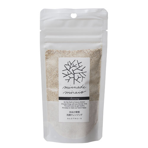 みんなでみらいを 米ぬか酵素洗顔クレンジング 詰替 70g - フロムファーイースト ※ネコポス対応商品