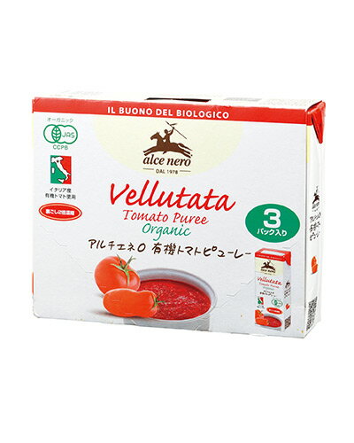 アルチェネロ 有機トマトピューレー 200g×3P - 日仏貿易