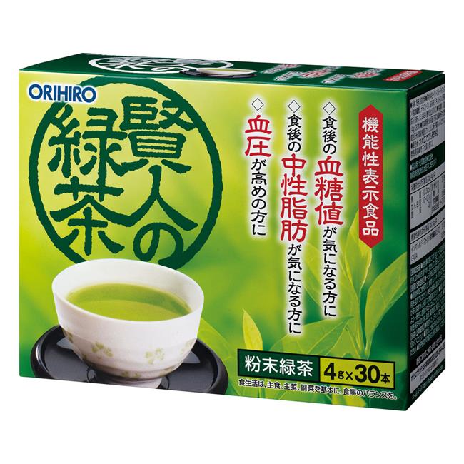 賢人の緑茶 4g×30本 [機能性表示食品] - オリヒロ