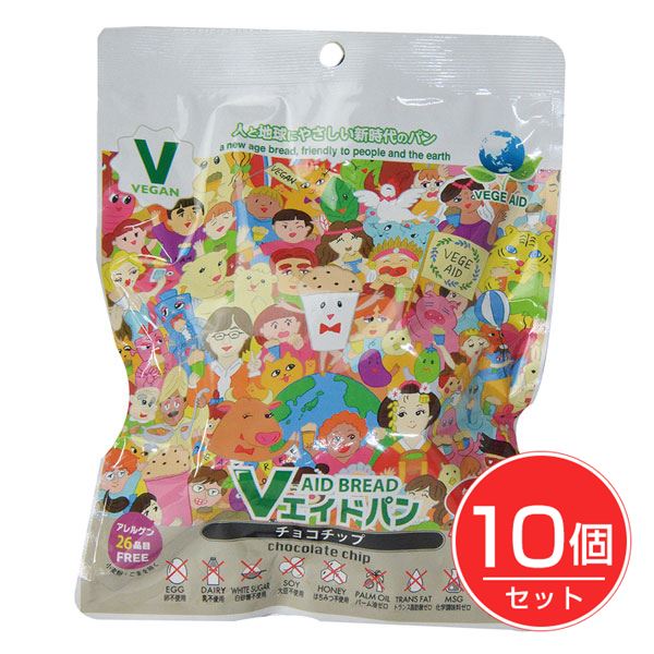 東京ファインフーズ Vエイドパンデイリー チョコチップ 70g.×10個セット - 東京ファインフーズ