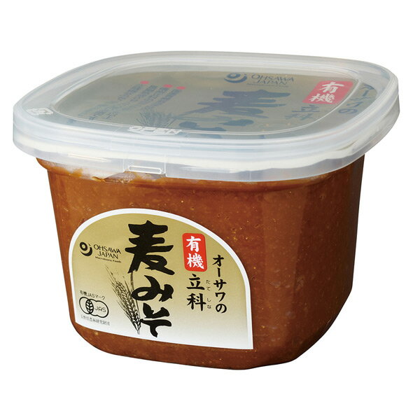 オーサワの有機立科麦みそ カップ 650g - オーサワジャパン