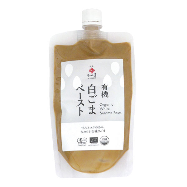 和田萬 有機白ごまペースト 250g - 和田萬商店
