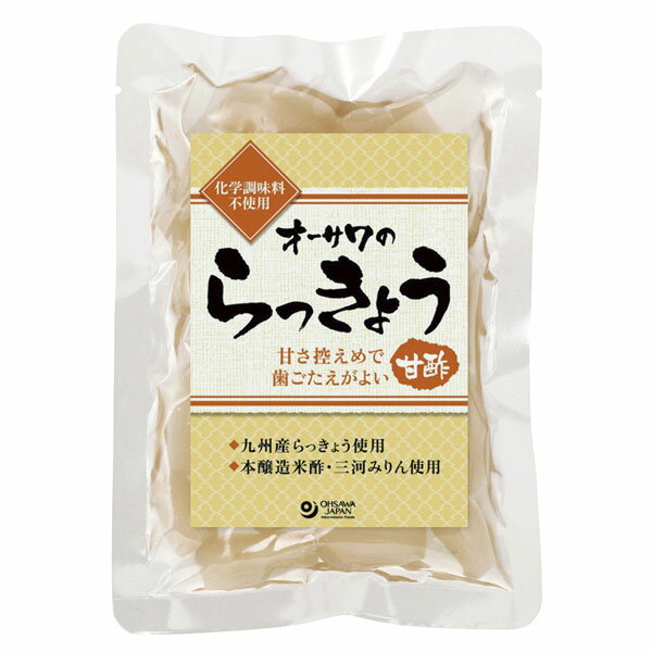 オーサワのらっきょう 甘酢 80g - オーサワジャパン