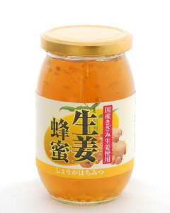 国産きざみ生姜使用　生姜蜂蜜　400g　- ユニマットリケン　　[はちみつ/しょうが]