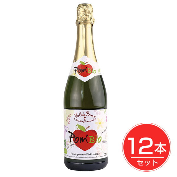 スパークリング ヴァル ド ランス ポムビオ ノンアルコール 750ml×12本セット - ルブルターニュ