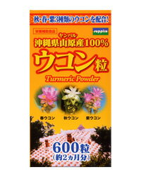 沖縄県山原産100％ウコン粒 600粒 - サプリックス